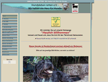 Tablet Screenshot of perrera-dogs.de